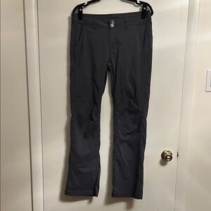 Prana Charcoal Roll Tab Convertible Hiking Casual Pants 10